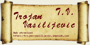 Trojan Vasilijević vizit kartica